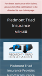 Mobile Screenshot of piedmonttriadinsurance.com