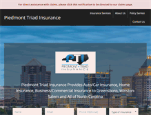 Tablet Screenshot of piedmonttriadinsurance.com